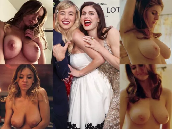 Alexandera Daddario and Sweeney Sydney by kingdavid46