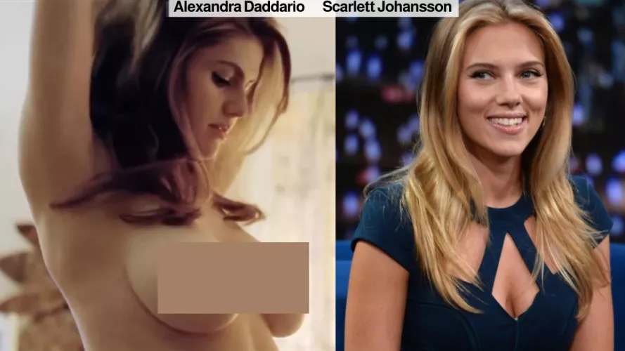 Alexandra Daddario vs. Scarlett Johansson (final round) by lemosiii