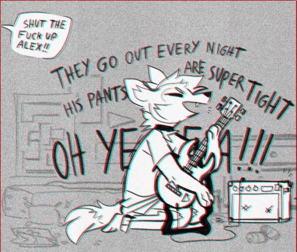 Alex's 2am practice sessions aren't always appreciated [@KaleidoCollie] by JackDaniel215
