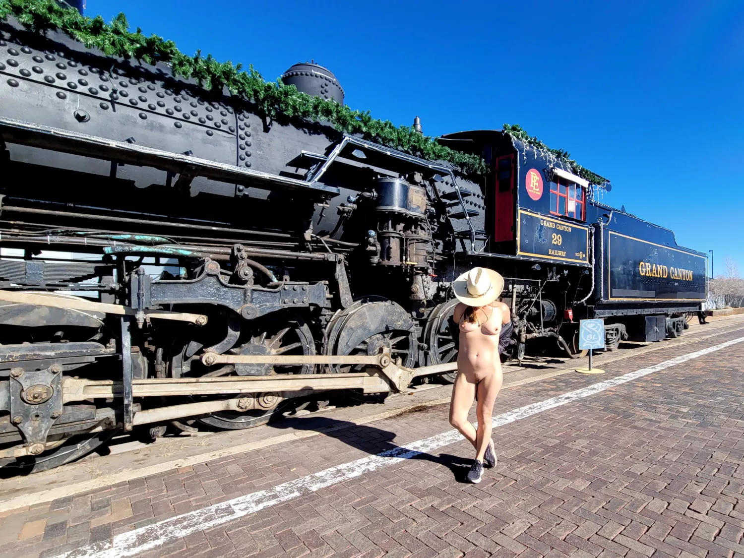 All aboard! 🚂 posted by BareLeiaRose