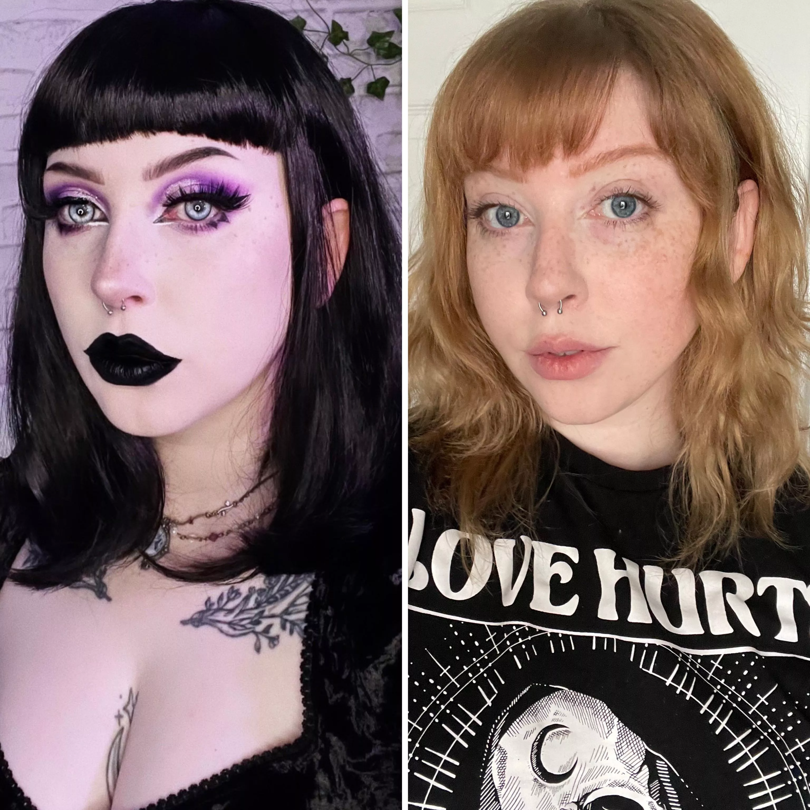 All gothed up or natural? ☺️ posted by gothpixi