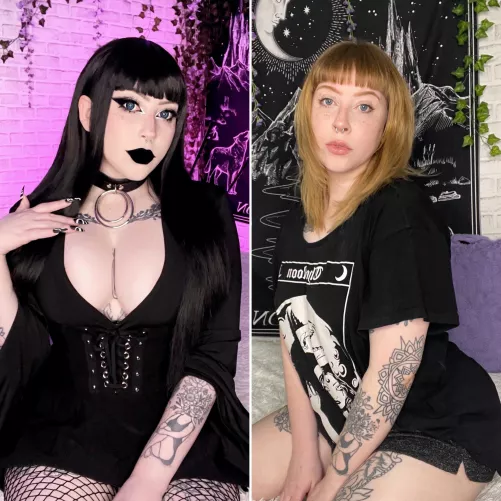All gothed up or natural / no makeup? by gothpixi