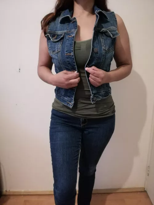 all in jeans today by Azulconfesiones