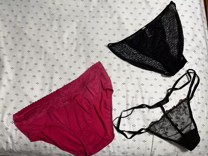 All new pairs. What should I wear today? by here_forthe_panties