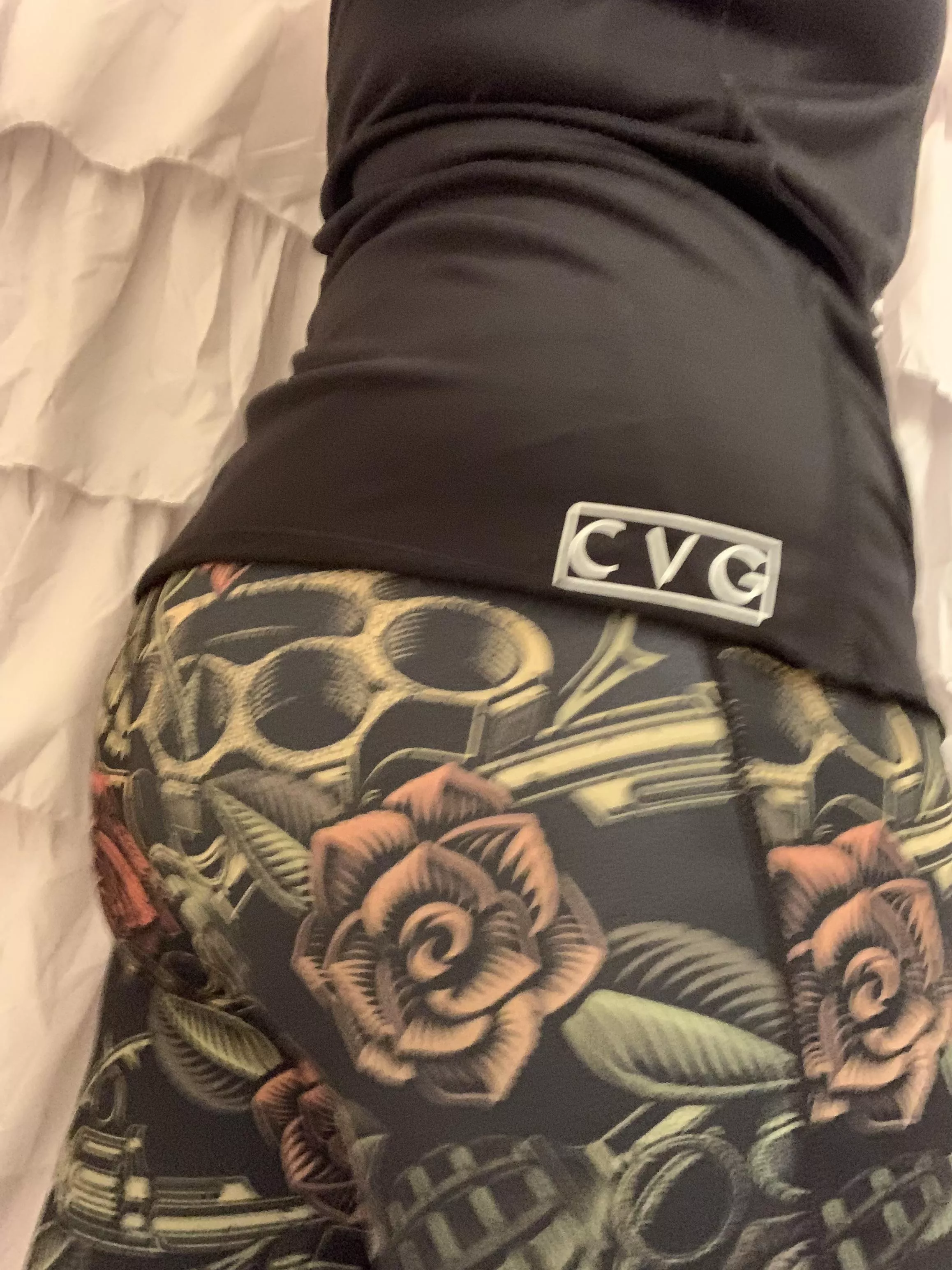 All of my yoga pants are just as extra as I am… surprise 😏😉😘 posted by Crafted_by_Grace