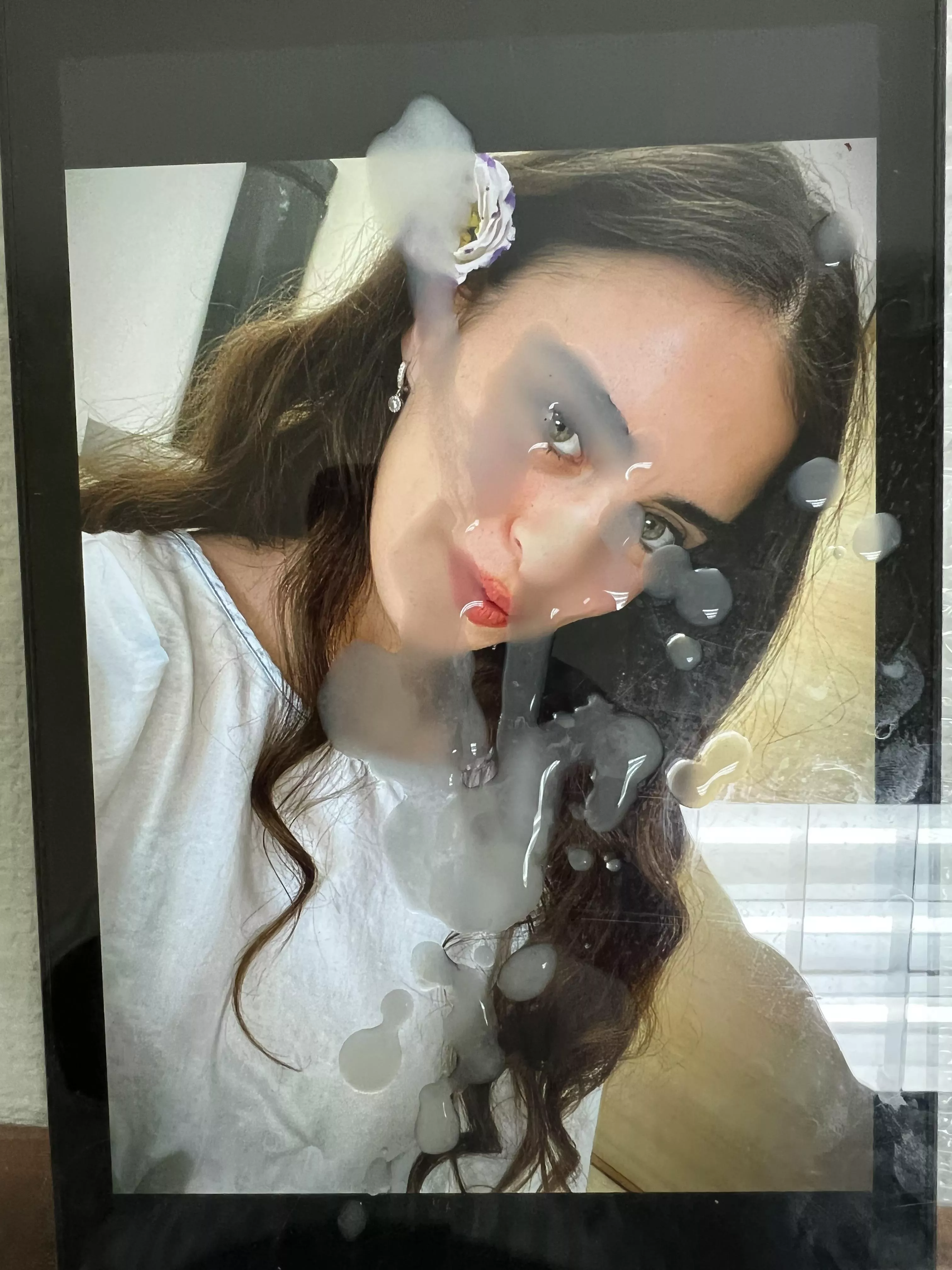 All over her face! posted by merbs88