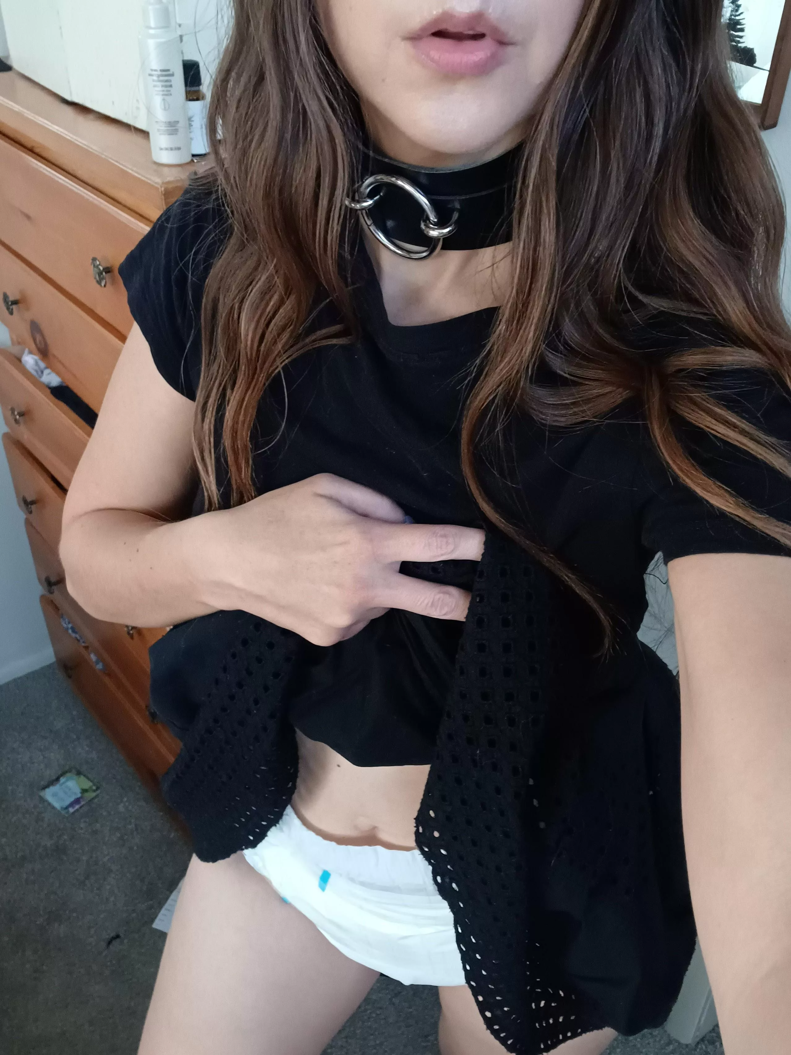 all ready for my diapered day 😇, no toilets allowed posted by wetbbybrat