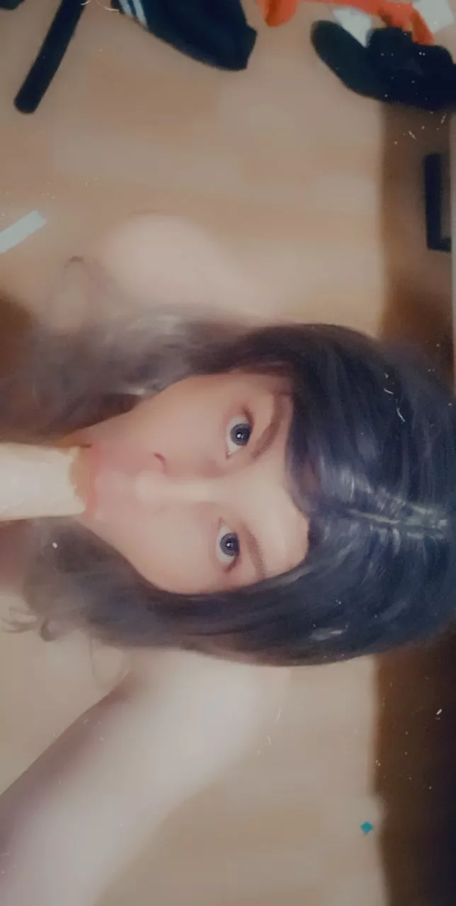 All that's missing is a big strong hand on my head (: posted by SissyLaurax