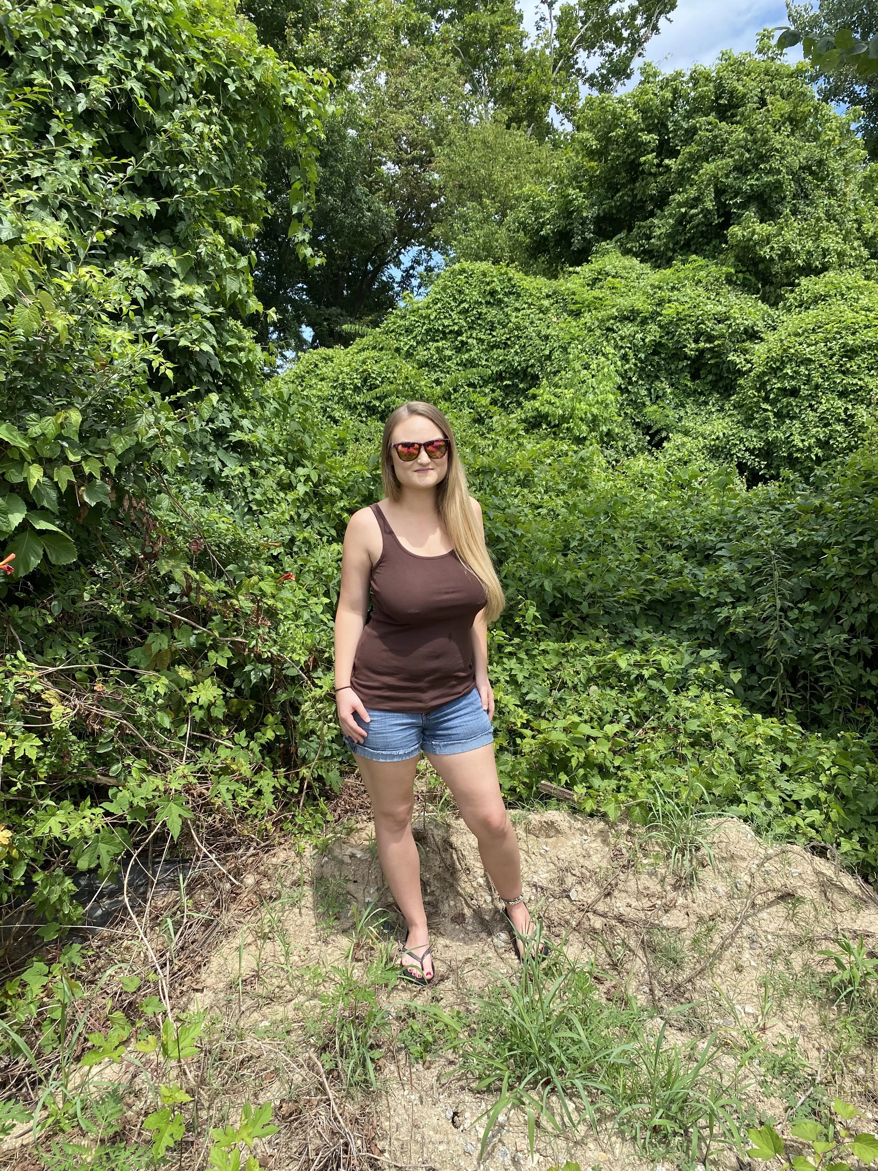 All the cyclists are extra friendly when I go braless : ) posted by WhiSki_Chick