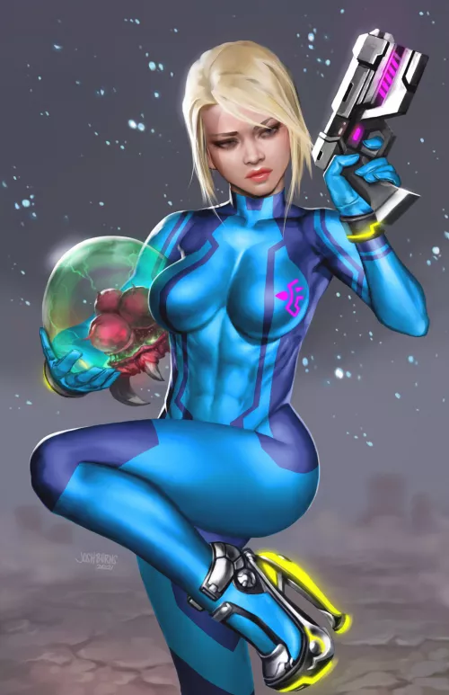 Allie, not-Samus XD by Josh Burns by n0laloth
