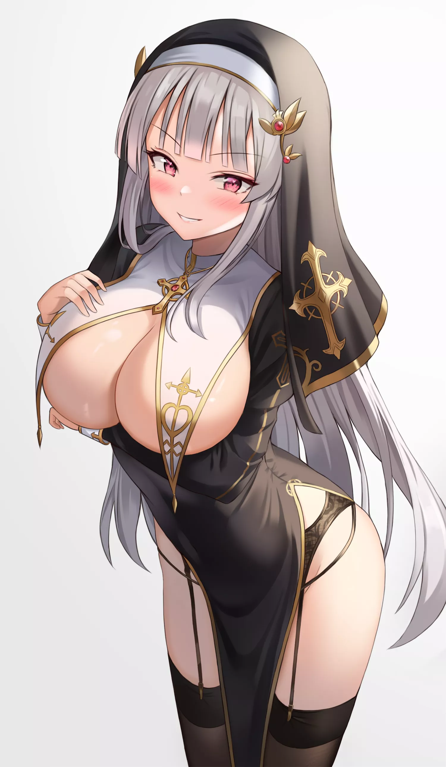 Alluring Nun (Kitin ) [Original] posted by sequence_string