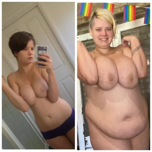 Almost 10 years difference 🥰 Do you love my stuffed sexy body? by Doctorsybil1