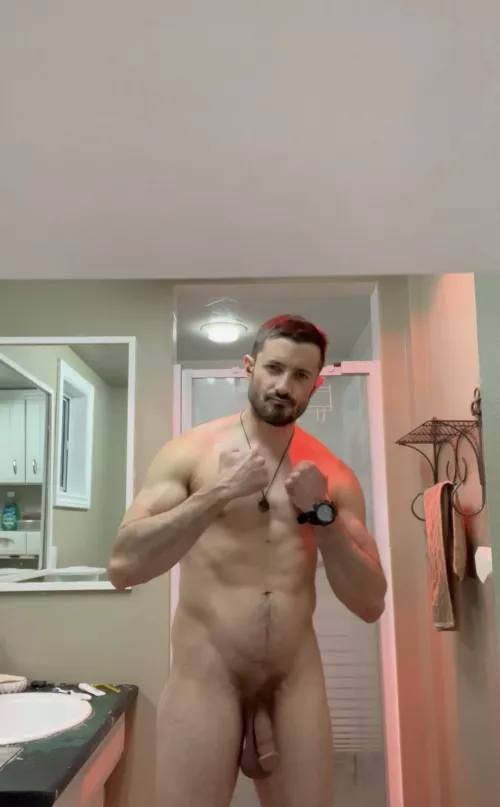 Almost smiling… 😉 by bathroom_bang2-0