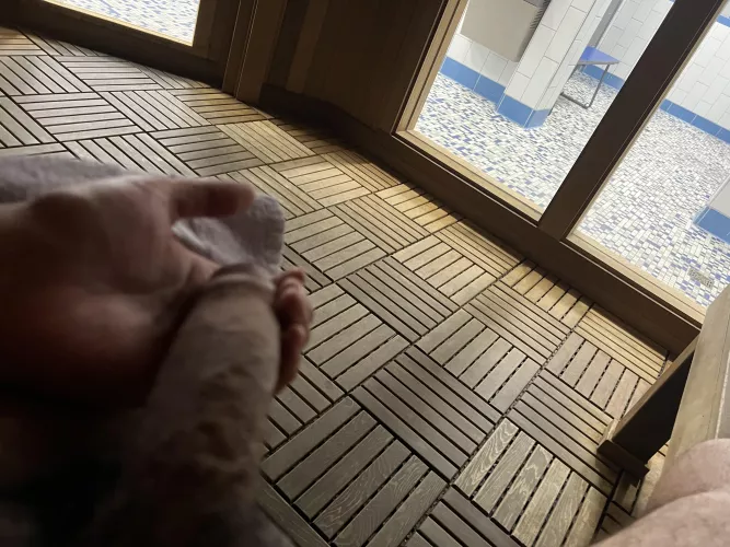 Alone in the sauna today by No-Back826