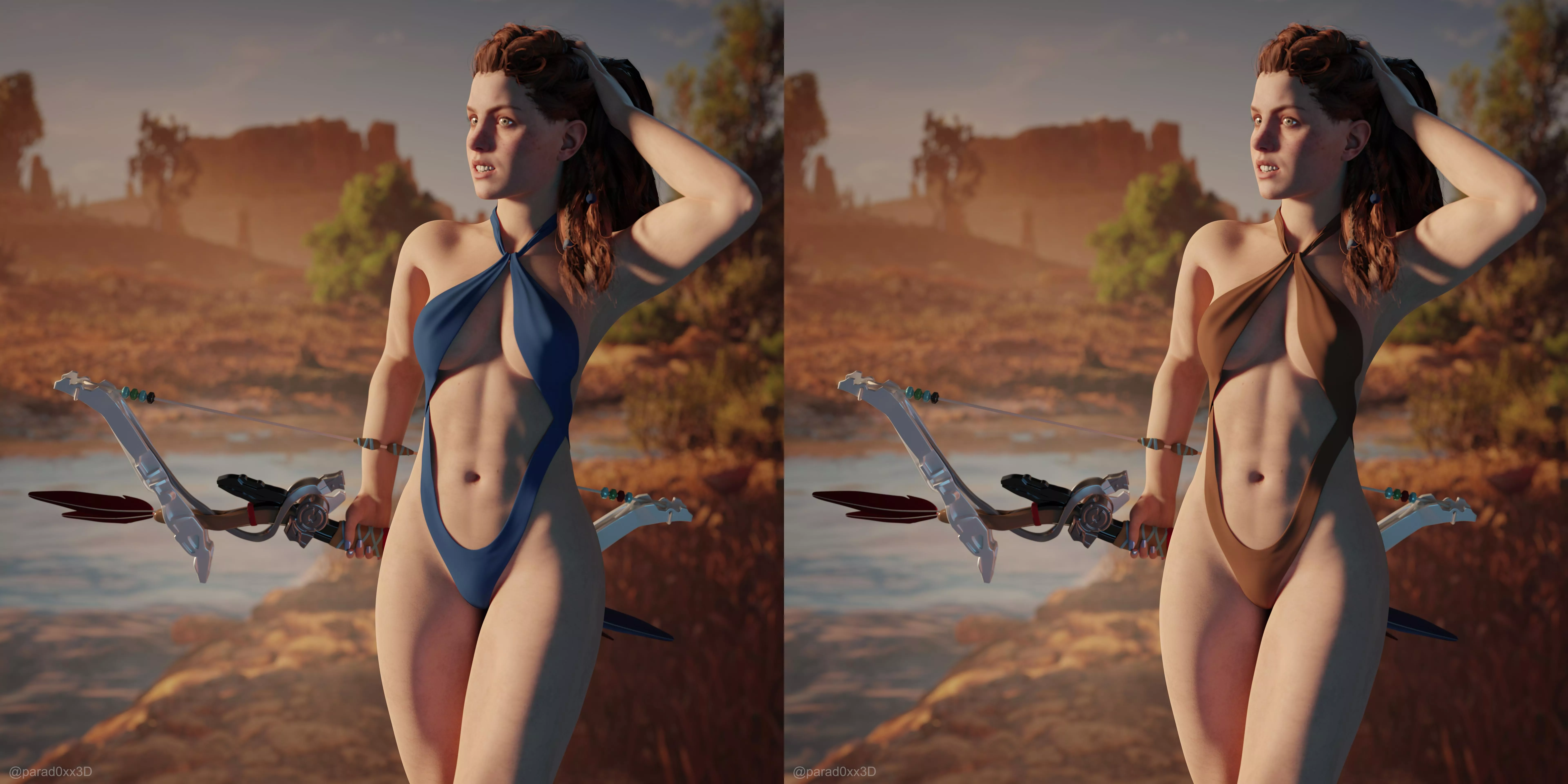 Aloy (parad0xx3D) [Horizon Zero Dawn / Horizon Forbidden West] posted by Kuro-Oji