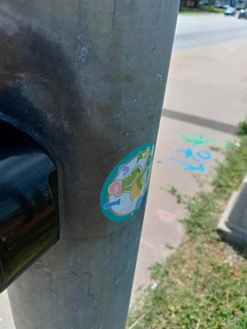 Alphagatorz sticker spotted in the wild. Cool to know there's at least one other ABDL in my neighborhood. by PowderTails