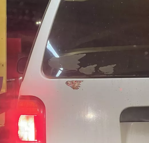 Always a treat to see a BD sticker out in the wild!! Wonder what the other three were? Lol by junkietoons