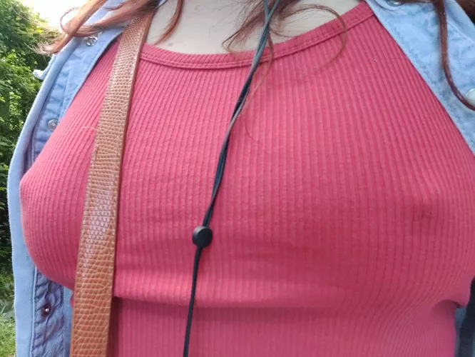 Always fun to go for a braless walk around the neighborhood. by TA_Alexa