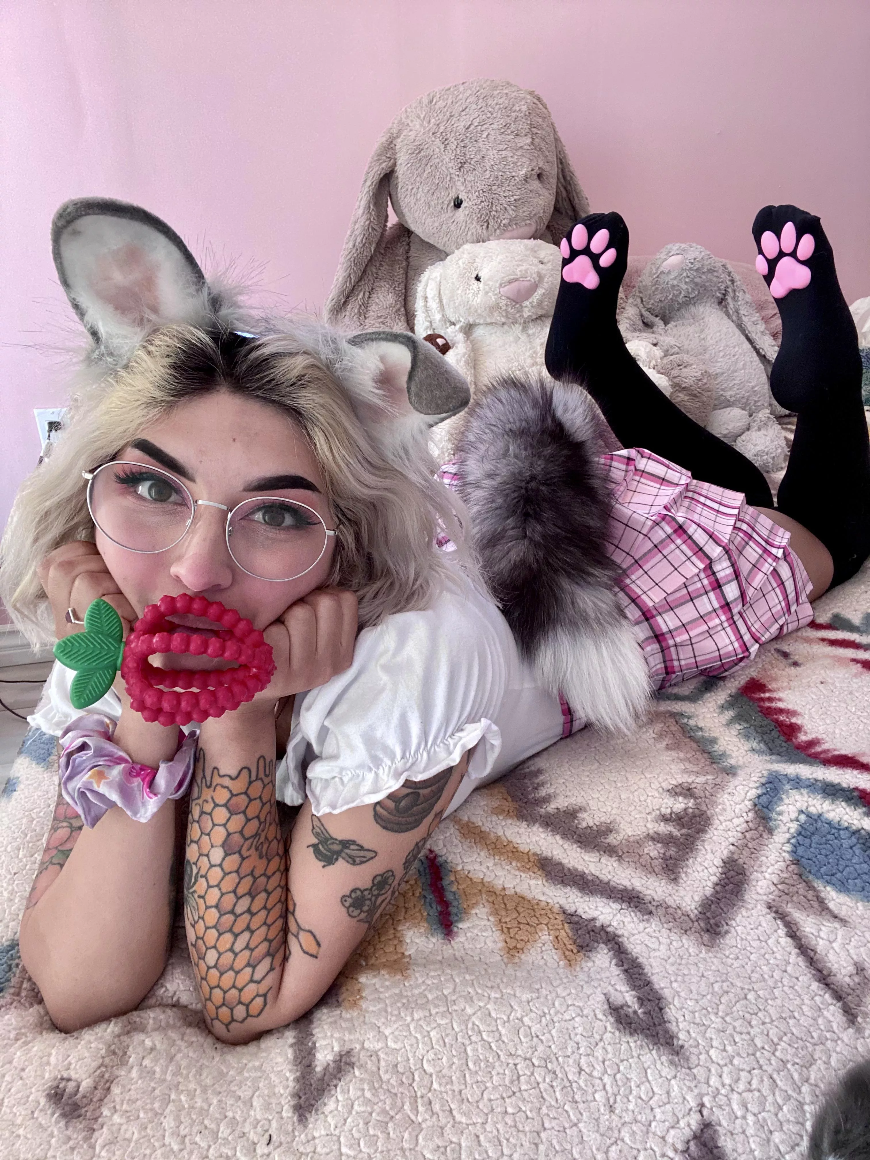 Always gotta be slobbering on something.. needy puppy posted by dumbpuppygf