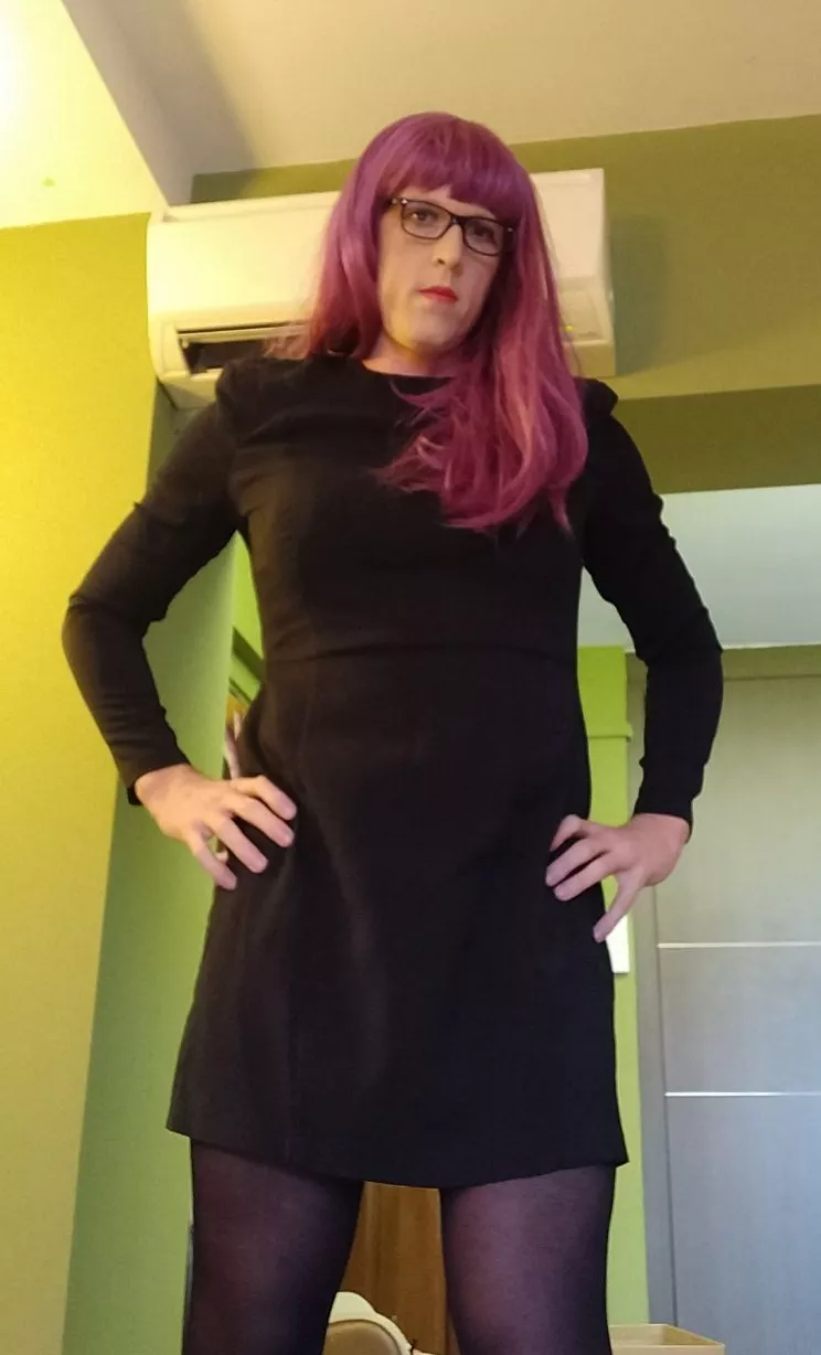 Always happy when in an LBD even when I'm not smiling posted by rebeka_the_hoe