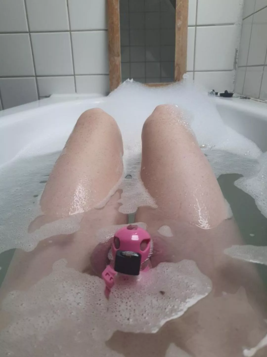 Always nice to take a warm bath to shave and clean posted by Visible_Syrup_2541