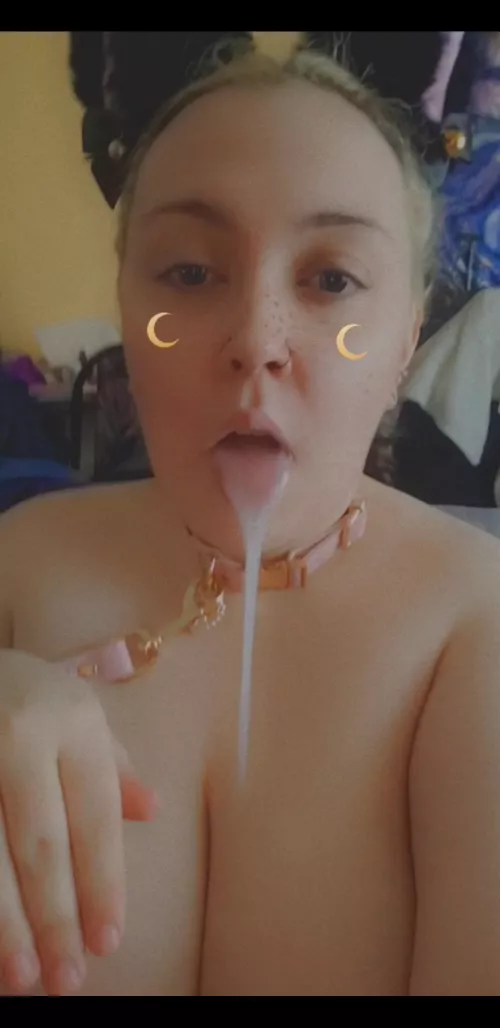 Am I a good little puppy? Hehe 🐶 🐕 by Haunting-Telephone82