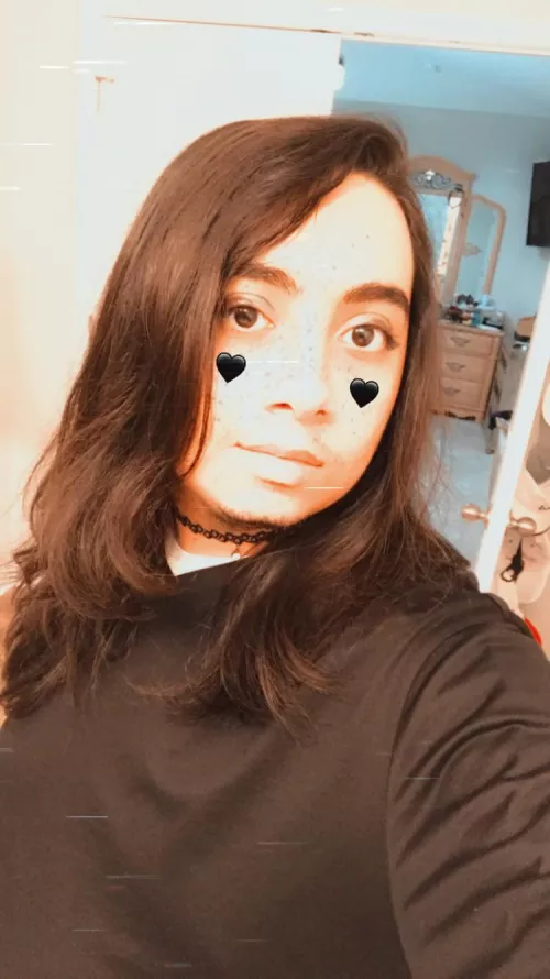 Am I cute? Also happy Saturday 🖤 by Pink_Princess2020