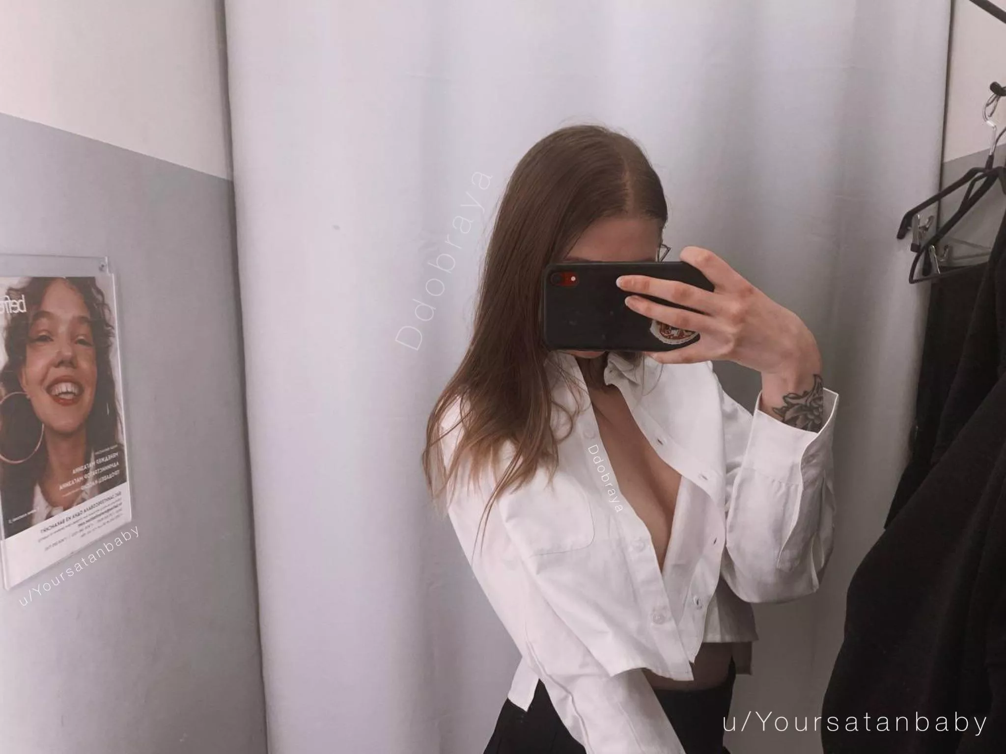 Am I following the dress code ? 😏😈💜 posted by Yoursatanbaby