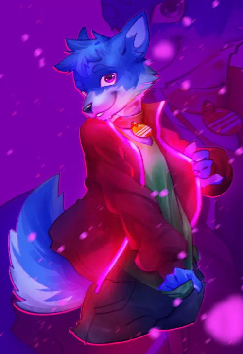 Amazing commission I got from u/outrageous_work_2863. It's so cute! by AverageFox512