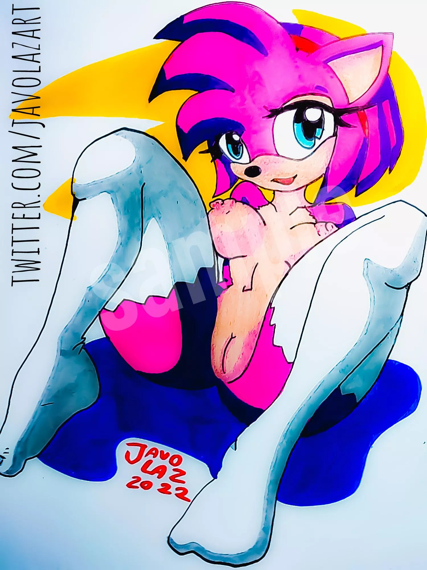 Amy Rose full nude (Artist: Javo-Laz) posted by JavoLaz