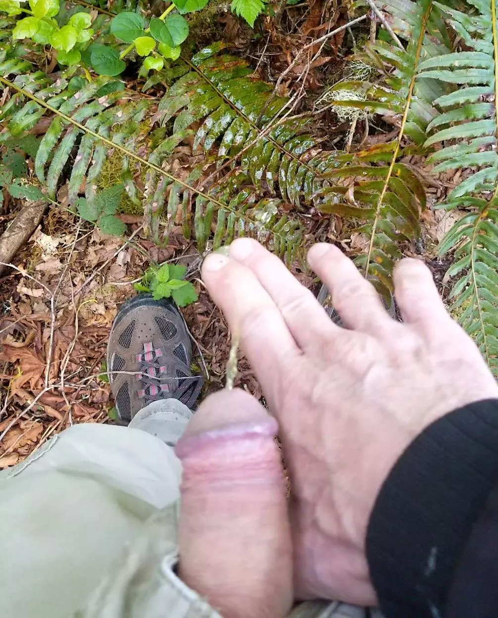 An action shot from today's hike. posted by MichaelDeCrow