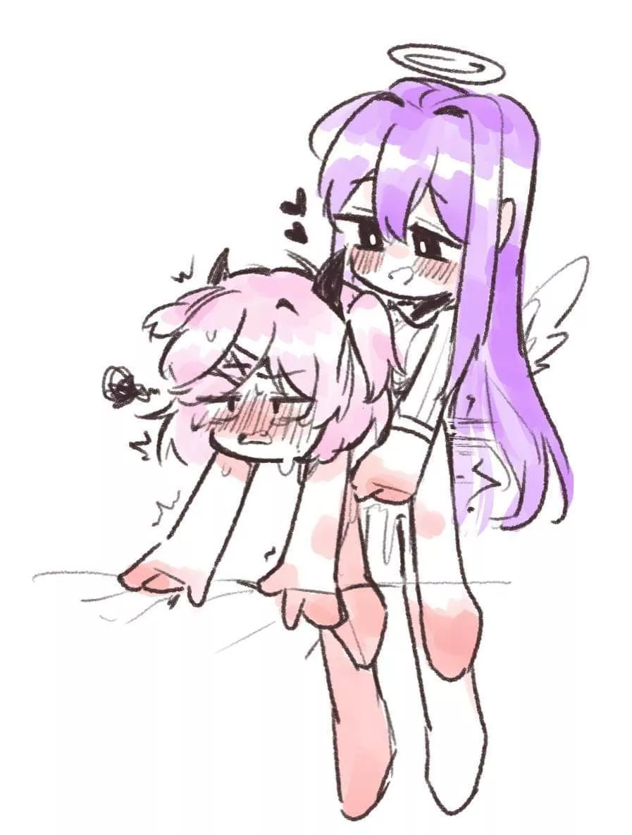 An angel and a devil~ (Yuri/Natsuki) posted by QuadVox