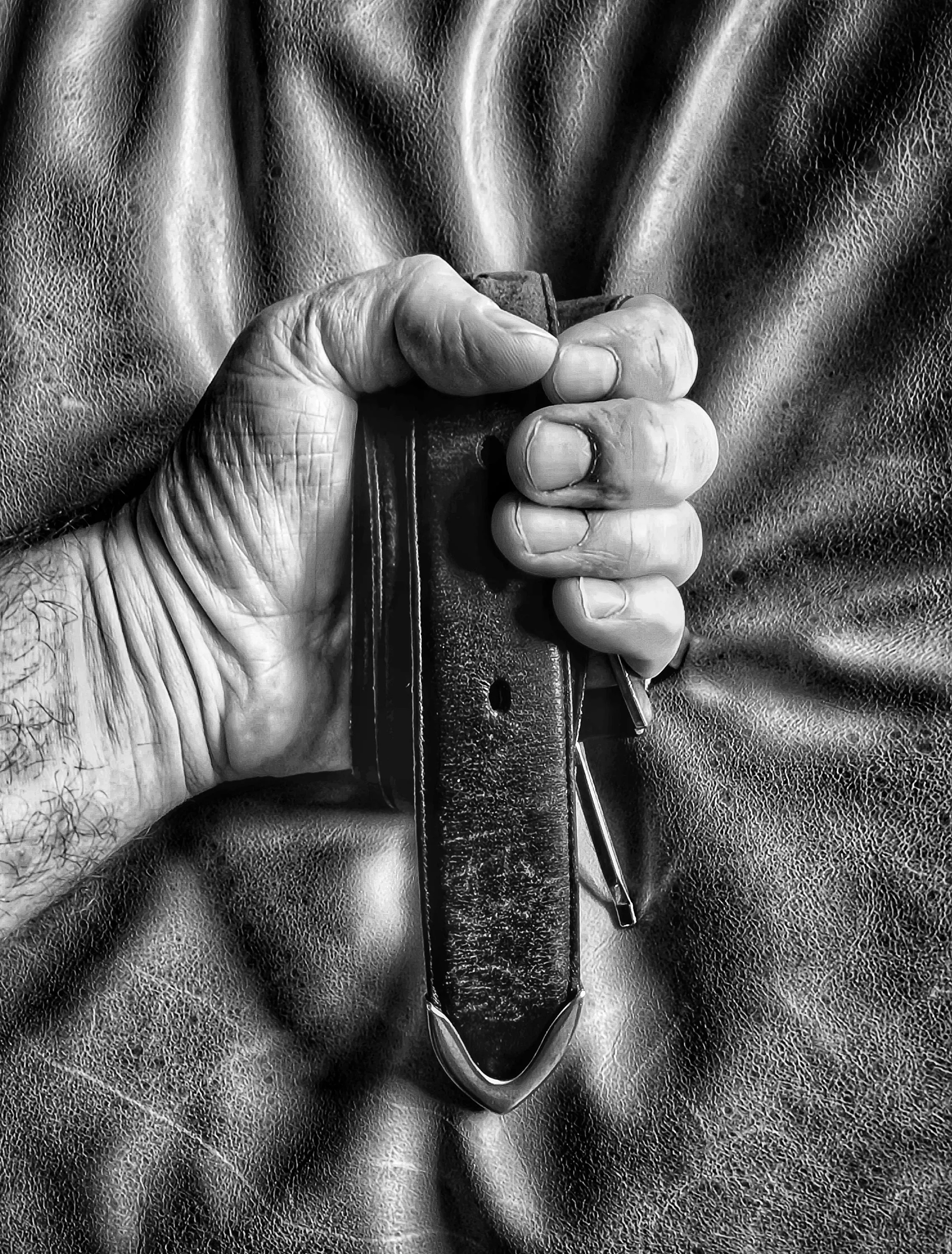 An old leather belt has many uses. posted by buddhaismissing