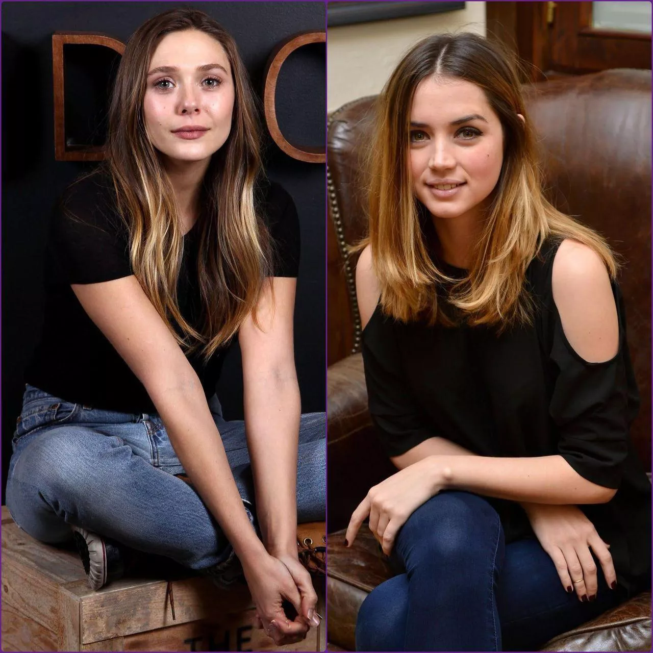 Ana de Armas and Elizabeth Olsen, I’d never realised the similarities before posted by oohjustalittlebit34