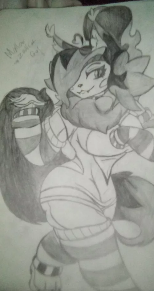 And here's my Sona.. Mallow the Zodiac Gal! Never posted her here besides that one time.. post died tho- So enjoy her! by Mallow_The_Neko