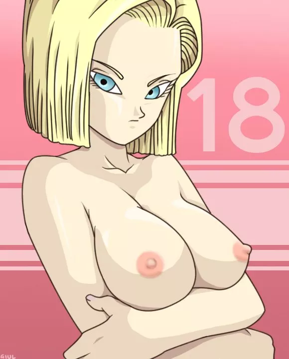 Android 18 show us her beautiful boobies posted by Pornflakes24379