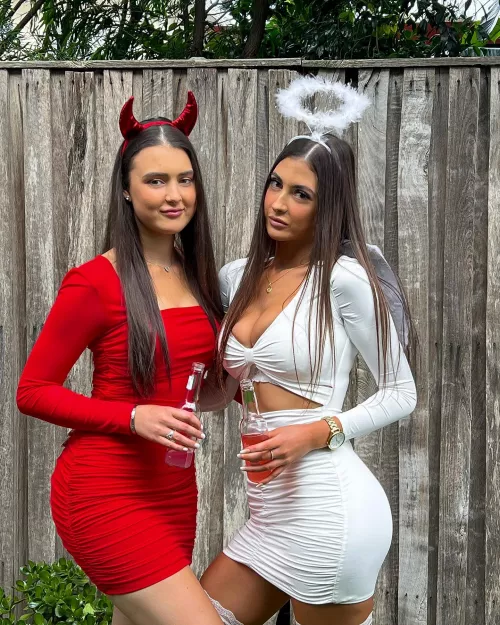 angel and demon by siimple_code