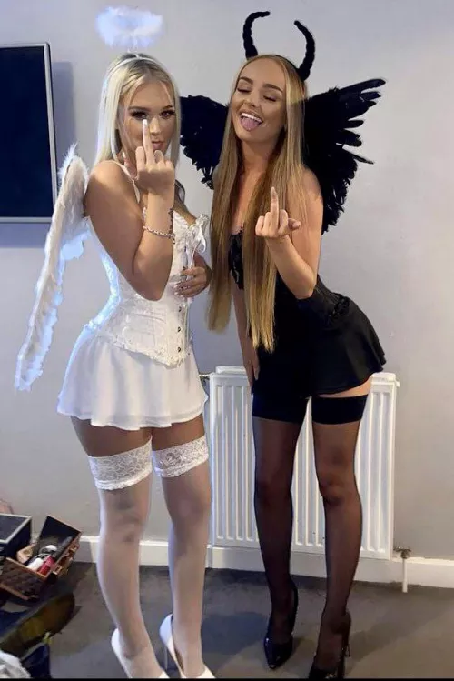 Angel or Devil? by my_shaved_snake