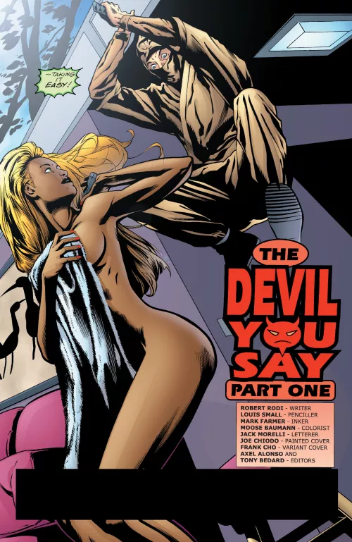 Angela attacked by a ninja [Codename: Knockout #01][2001] by Independent_Bid_5465