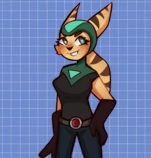 Angela from R&C (baby’s first introduction to furries 😳) by Palpitoes