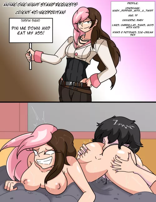 Anime One-Night Stands: Neopolitan [dywtba-alt-universe] by PunishedWizzrobe