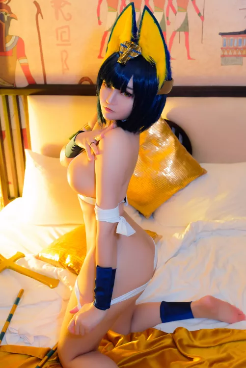 Ankha by Potato Godzilla by Garalimon