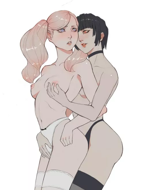 Ann and Takemi by fireboy769