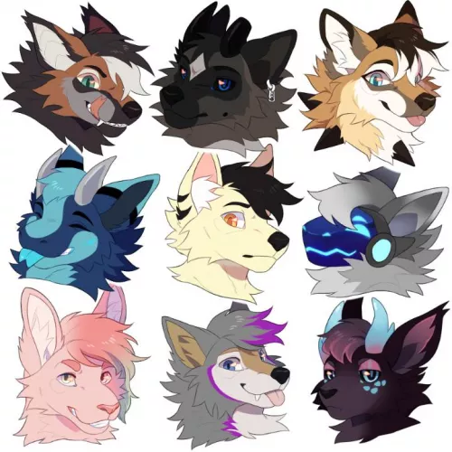 annother batch of headshot commissions done :) by zhopha_