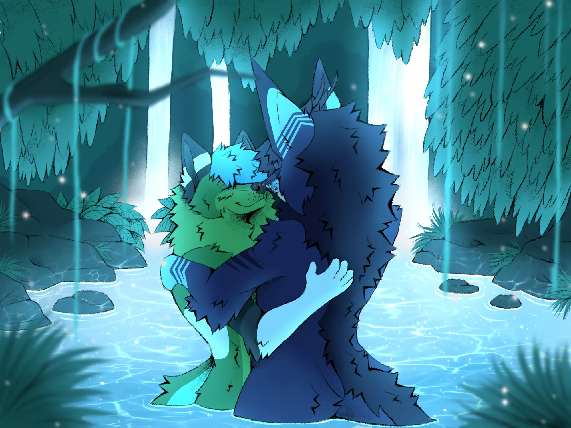 Another art of bf and me that I'm pretty proud of uwu posted by RanoDaFox