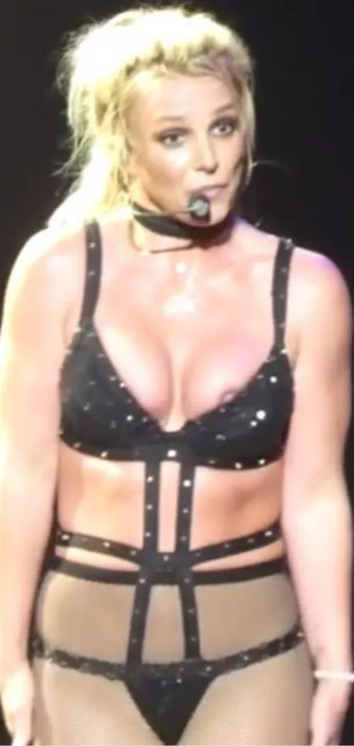 Another Britney nipple slip by andypervez