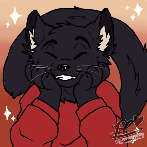 Another commission slot filled by u/Duck-B0i! This adorable kitty was simple, yet so fun to draw. Thanks for letting me work with you! by Pondering_Critter