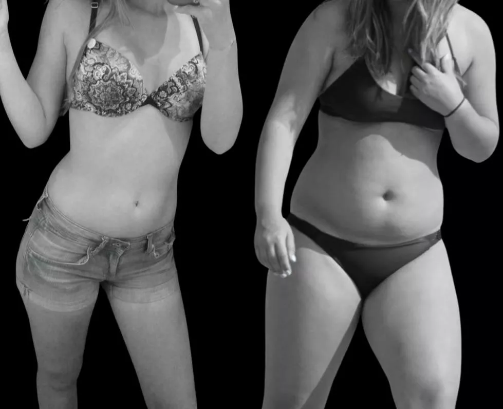 Another comparison posted by Fatgirlsharing