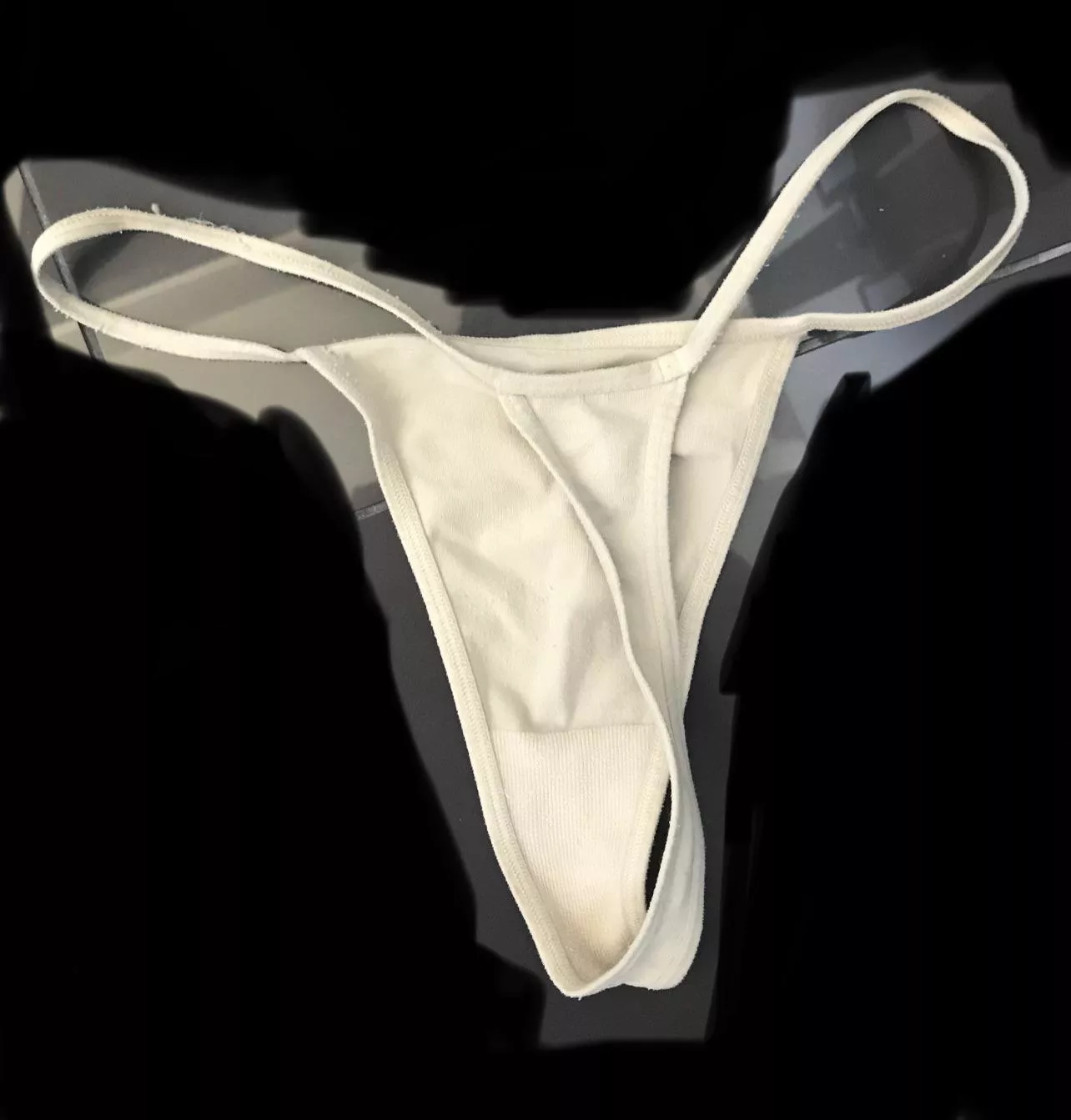 Another of my mom’s thongs, who would like to to jerk off with it? posted by raider_99