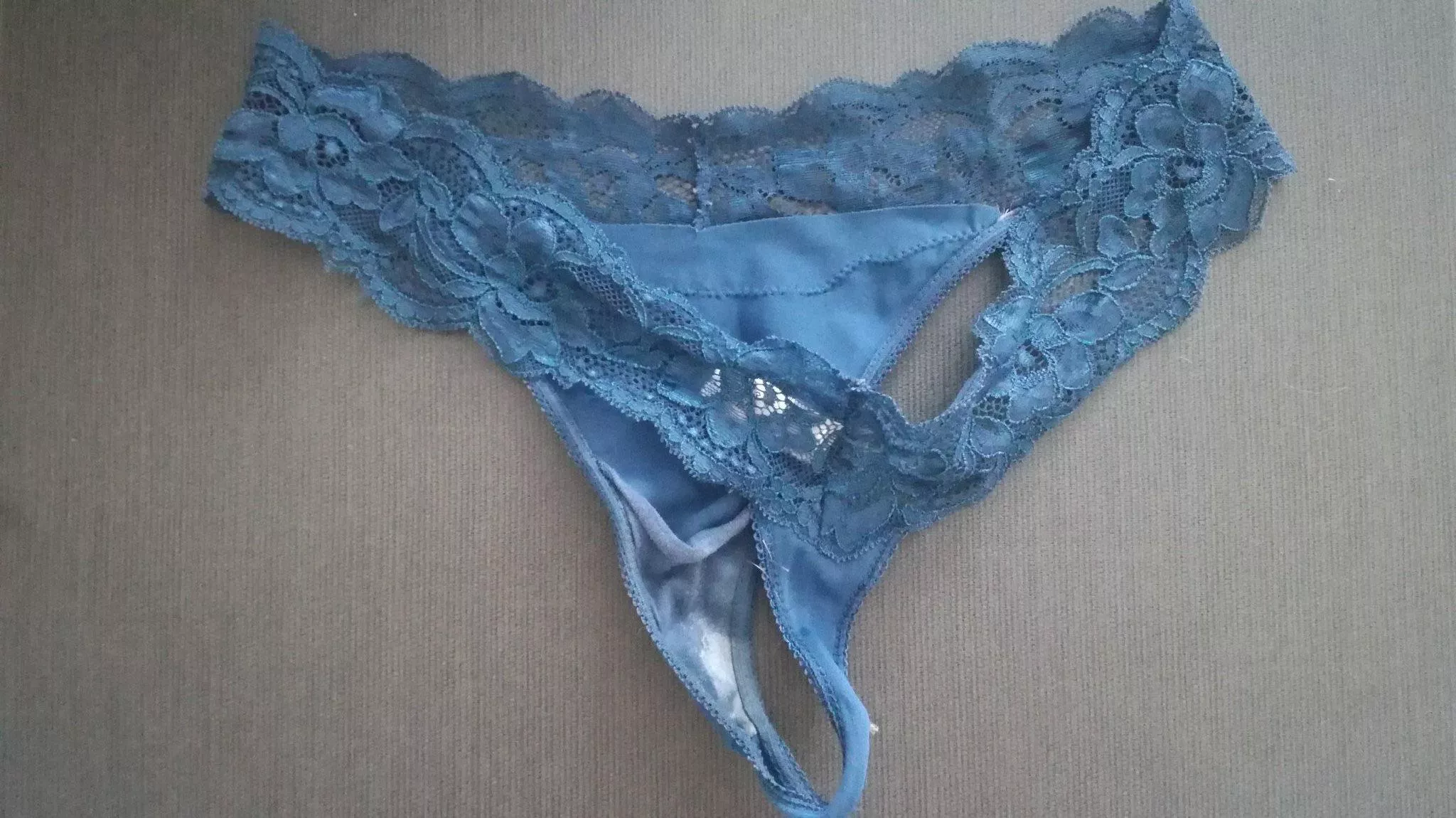 Another one of my friends panties. With some cream in them👀 posted by arrowoodgabriel